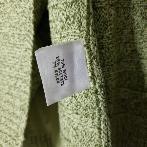 St. John Sport Wool Blend Pullover Mockneck Sweater Poncho - Picture 6 of 12